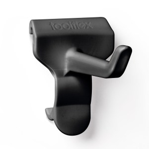 Vikan P01H-1 Toolflex One P-01 Hook 3-Pack - Black